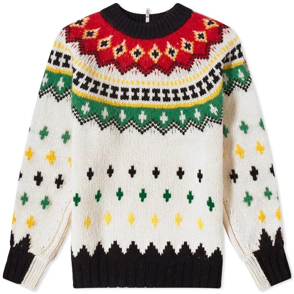 Джемпер Moncler Grenoble Fairisle Crew Neck, мульти