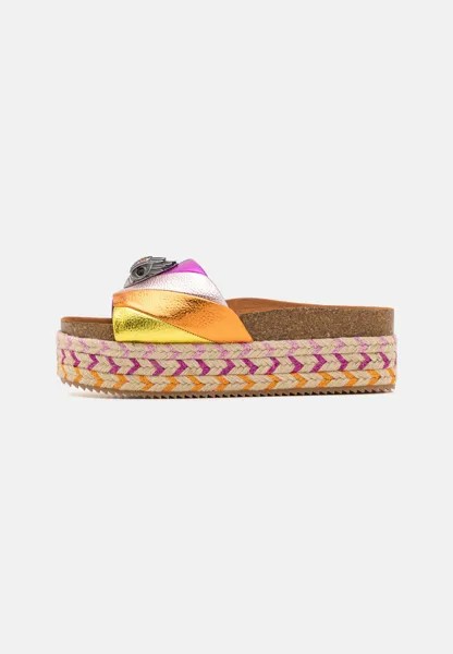 Высокие мюли KENSINGTON FLATFORM Kurt Geiger London, цвет multi-coloured