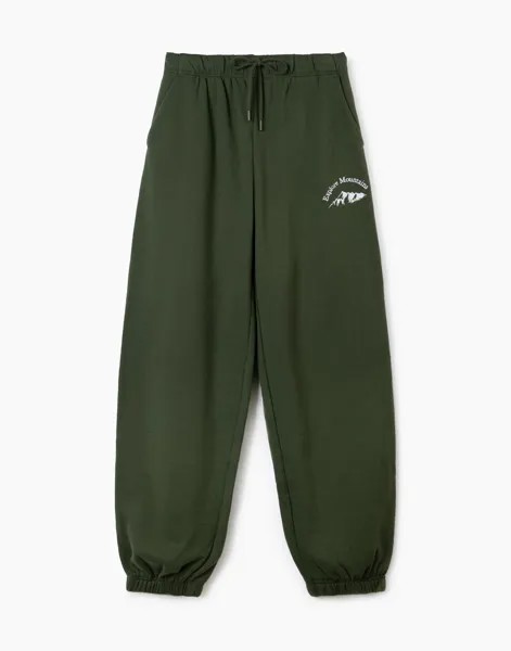 Спортивные брюки женские Gloria Jeans GAC021649 зеленые L/170 (48-50)