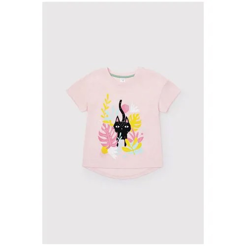Футболка из трикотажа супрем К 301312/к1266 Желтый 92