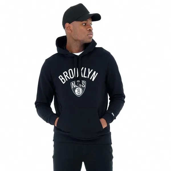 Худи New Era Team Logo Po Brooklyn Nets, черный