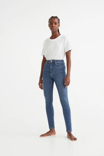 Джинсы женские H&M 0986211026 синие 4XL (доставка из-за рубежа)