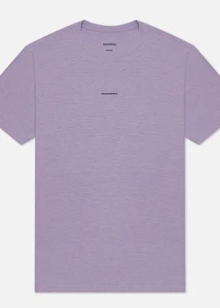 Мужская футболка maharishi Maharishi Hemp Miltype Print, цвет фиолетовый, размер XL