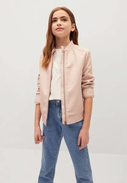 Куртка кожаная Mango Kids