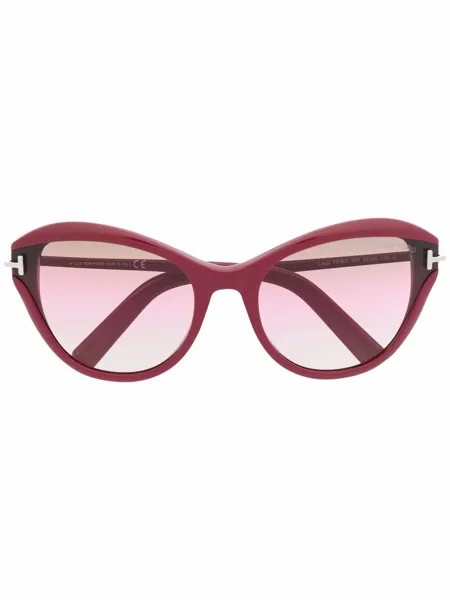 TOM FORD Eyewear солнцезащитные очки Leigh в овальной оправе