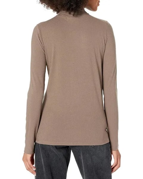 Топ Madewell Ribbed Turtleneck Top, цвет Castle Rock