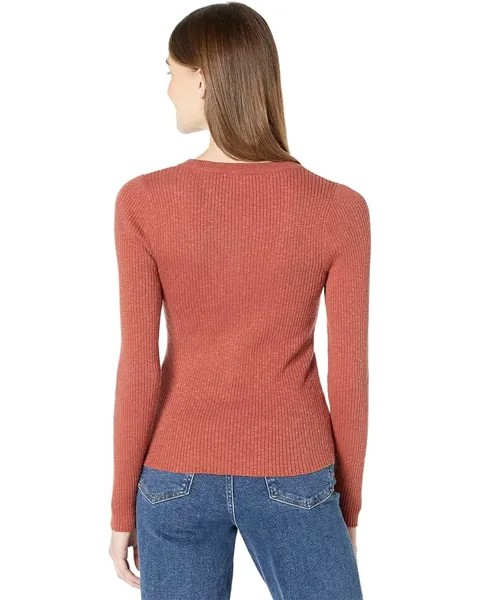 Свитер Madewell Scoopneck Cardigan Sweater, цвет Weathered Brick