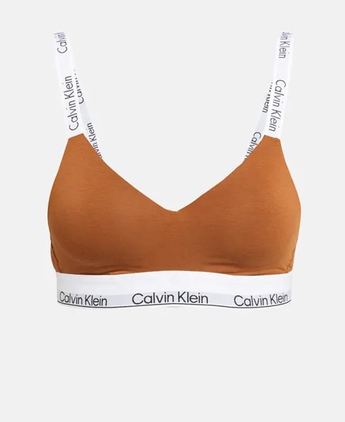 Бюстгальтер с эффектом пуш-ап Calvin Klein Underwear, бронзовый