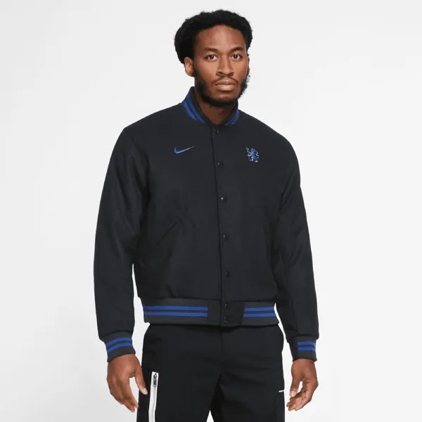 Спортивная куртка Nike Bomberjacke FC Chelsea Varsity, темно синий