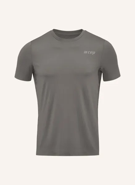 Беговая рубашка the run short sleeve Cep, серый