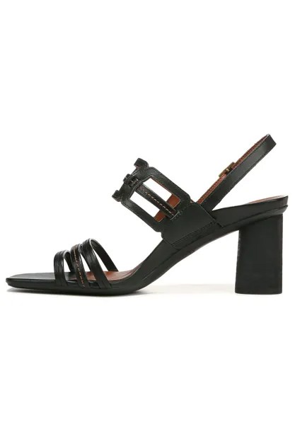 Босоножки на высоком каблуке ANKLE STRAPS ZAPHIRA VIONIC, цвет black leather