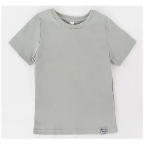 Базовая хлопковая футболка 440В-167р_2шт Серый 152