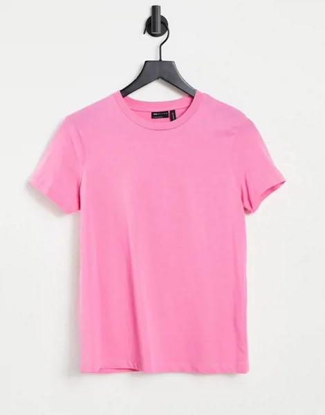 Розовая футболка из органического хлопка с круглым вырезом ASOS DESIGN Ultimate-Розовый цвет