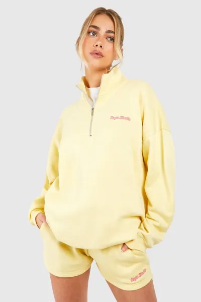 Спортивные шорты для бега Dsgn Studio Script boohoo, желтый