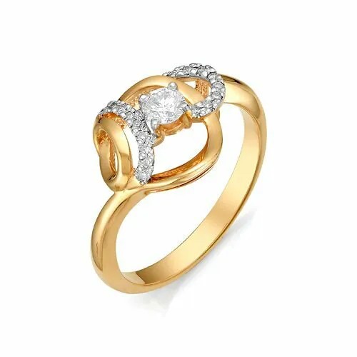 Кольцо Master Brilliant, белое золото, 585 проба, бриллиант, размер 16.3