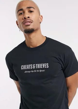 Футболка с логотипом Cheats & Thieves-Черный