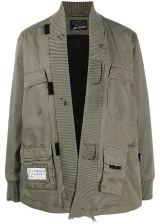Greg Lauren X Paul & Shark куртка с карманами