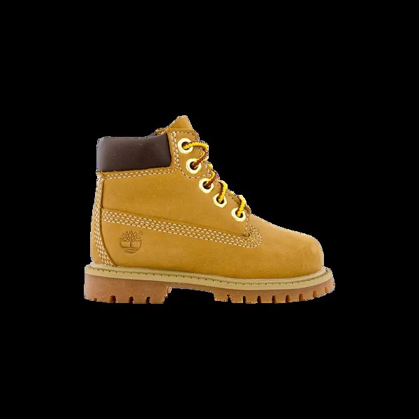 6-дюймовые ботинки премиум-класса для малышей Timberland, желто-коричневый