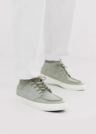 Серые кроссовки средней высоты Nike SB - Crafted Zoom Janoski-Серый