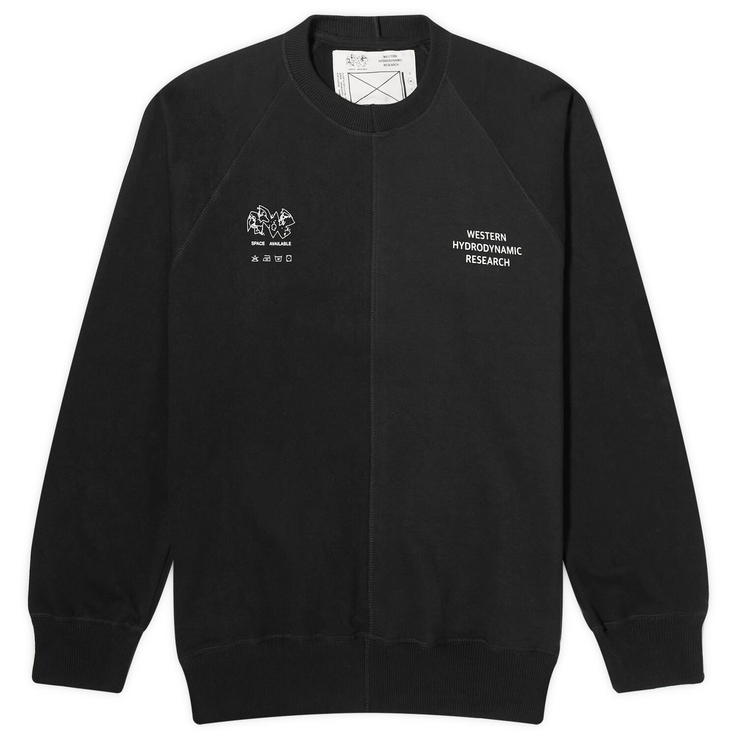 Толстовка Space Available X Whr Upcycled Logo Sweatshirt, черный