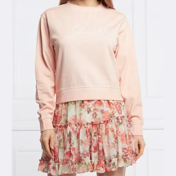 Укороченный свитшот Valery Guess, бежевый