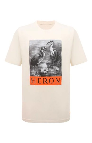 Хлопковая футболка Heron Preston