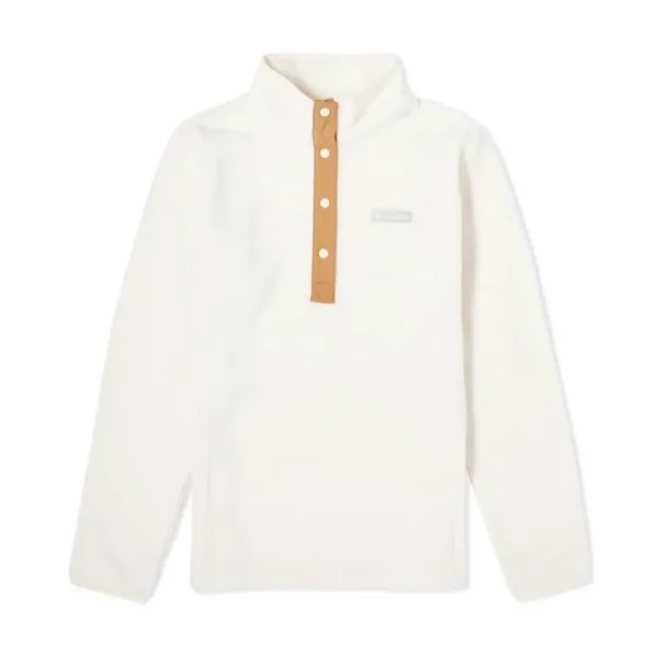 Толстовка Columbia Benton Springs Half Snap Fleece, белый/рыжевато-коричневый
