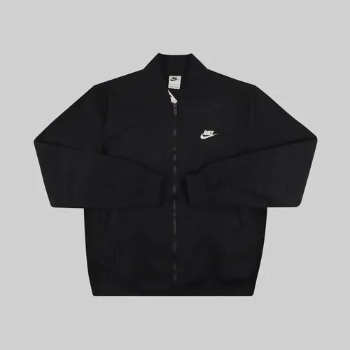 Бомбер NIKE, демисезон/лето, силуэт прямой, размер XL, черный