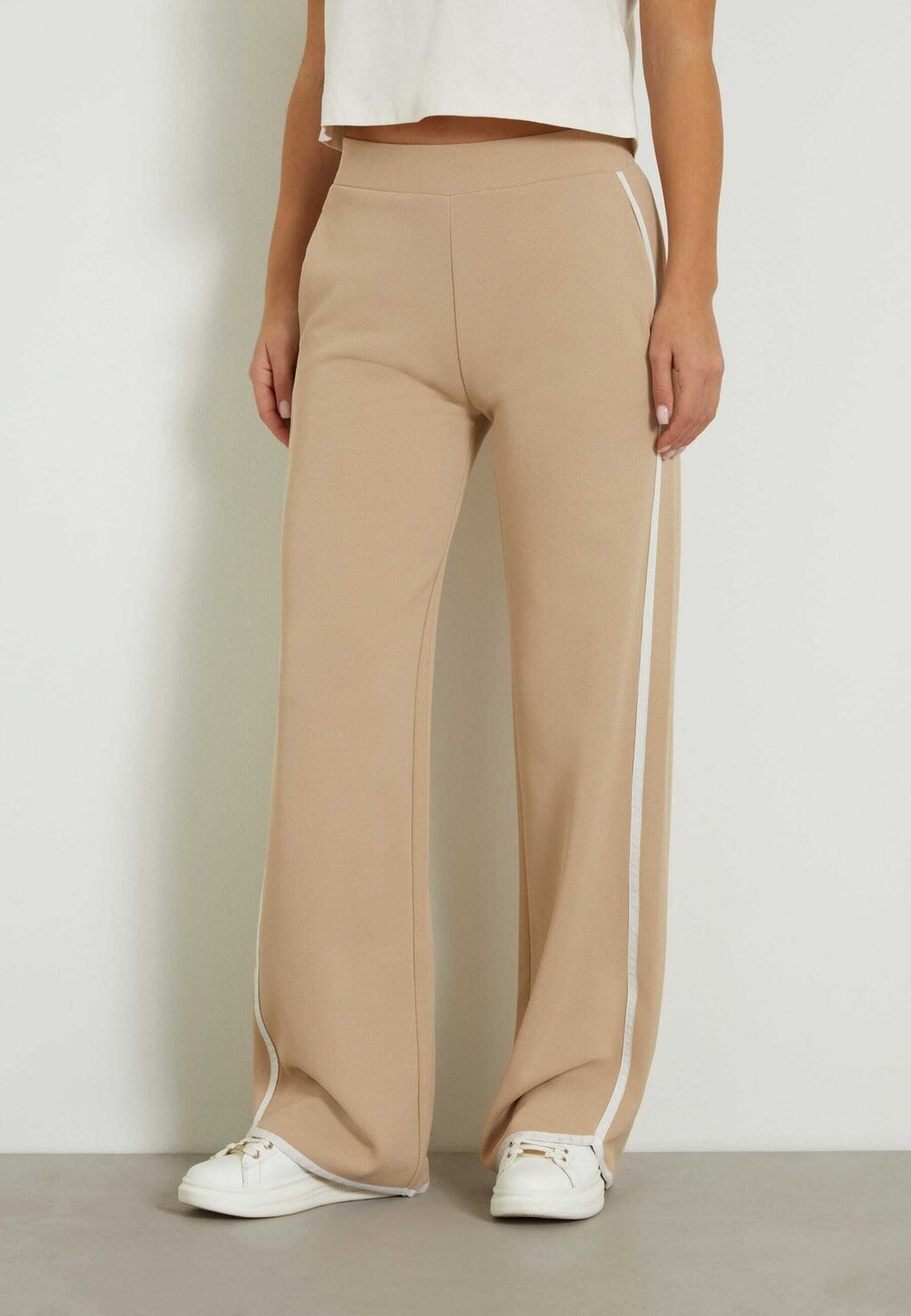 Спортивные брюки MID WAIST STRAIGHT Guess, цвет beige