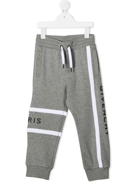 Givenchy Kids спортивные брюки с контрастными вставками