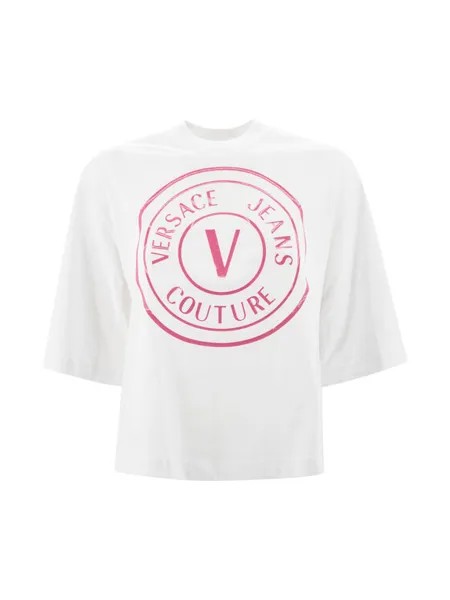 Футболка стандартного кроя Versace Jeans Couture, белый