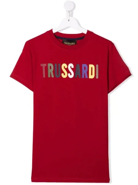 TRUSSARDI JUNIOR футболка с логотипом