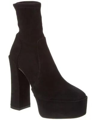 Женские замшевые ботильоны на платформе Stuart Weitzman Skyhigh 145