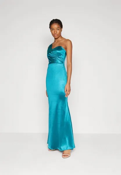 Платье из джерси Pleat Maxi WAL G., цвет ocean blue