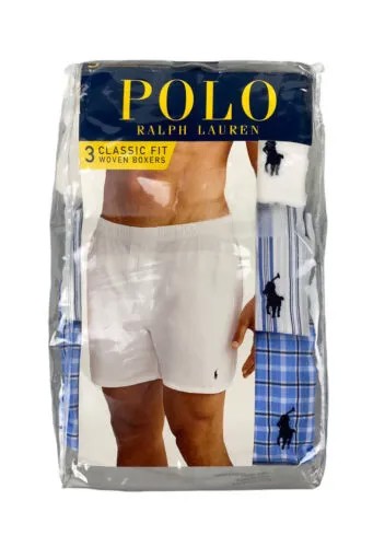 НОВЫЙ комплект из 3 боксеров классического кроя Polo Ralph Lauren, мужское нижнее белье, размер XL 40–42