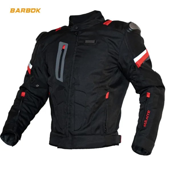 Куртка мужская мотоциклетная водонепроницаемая, защитная броня для езды на мотоцикле, с защитой от ветра, нагрудный ремень, на локтях и плеч...