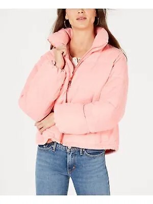 COLLECTIONB Женская розовая зимняя куртка-пуховик на молнии с карманами для юниоров XS
