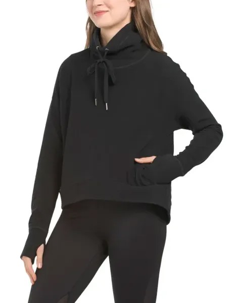 Сделано в Италии флисовый свитшот Harmonize Luxe Sweaty Betty, черный