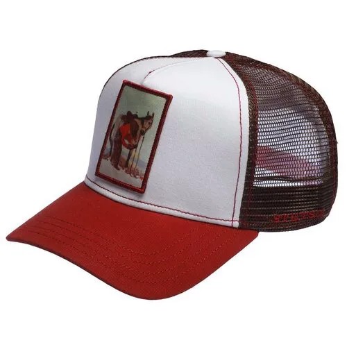 Бейсболка STETSON арт. 7751141 HORSESHOE (белый / красный), размер UNI