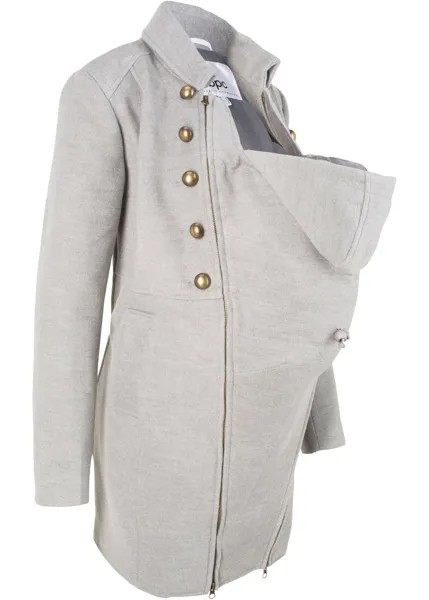 Пальто для беременных с карманом-вкладкой для малыша