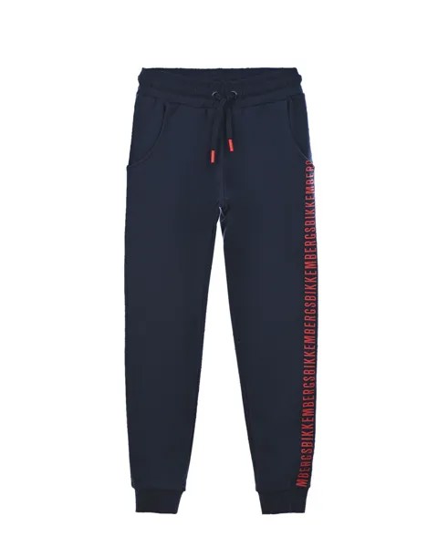Спортивные брюки с красными лампасами Bikkembergs