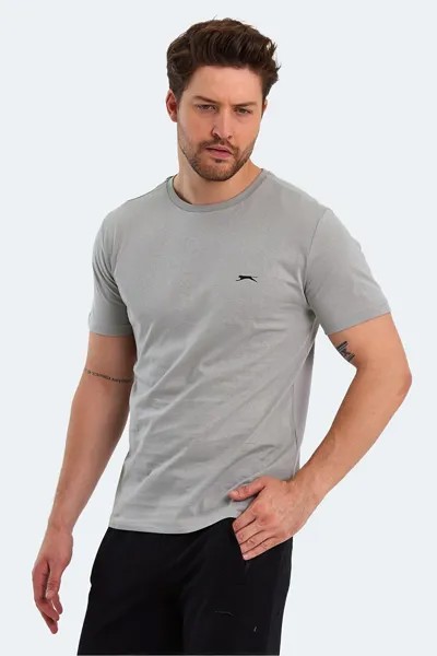 Мужская футболка с коротким рукавом PAINT серая SLAZENGER