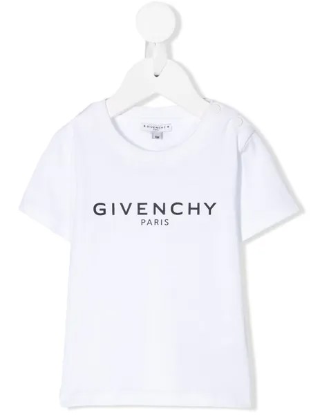 Givenchy Kids футболка с круглым вырезом