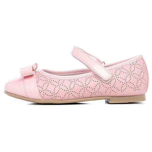 Туфли для девочек, цвет розовый, размер 35, бренд Zebra, артикул 10392-9