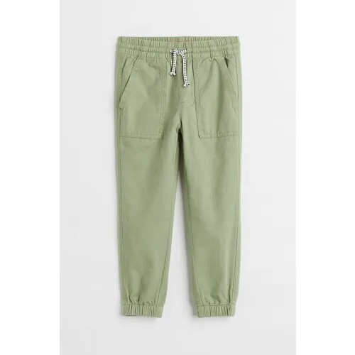 Брюки спортивные H&M, размер 104, зеленый