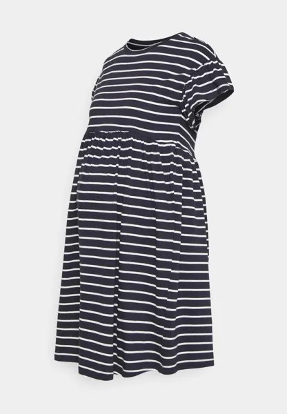 Платье из джерси OLMMAY NEW LIFE CUTLINE DRESS ONLY MATERNITY, цвет night sky/white