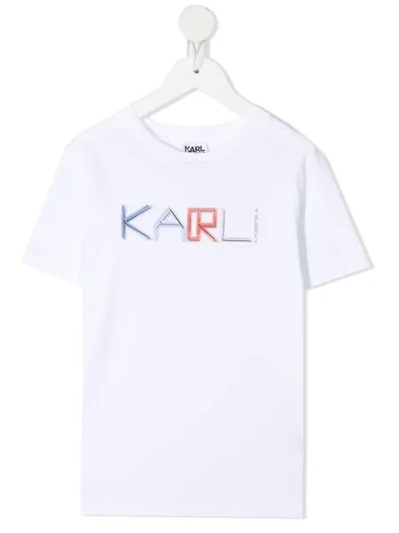 Karl Lagerfeld Kids футболка с логотипом