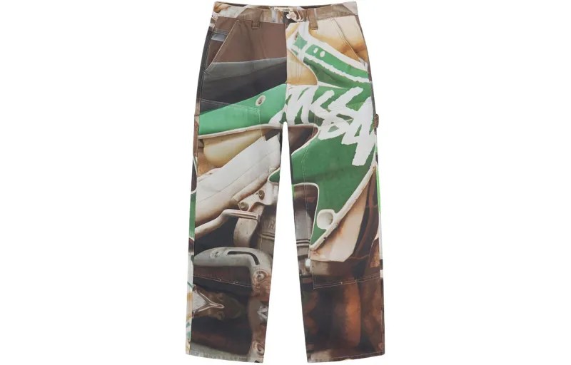 SS24 Повседневные брюки унисекс Stussy, синий