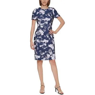 Женское вечернее платье-футляр миди с цветочным принтом Calvin Klein Petites BHFO 4871