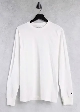 Белый базовый лонгслив Carhartt WIP